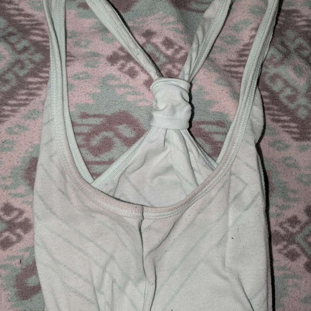 White Geometric Pattern Tank Top 2/$12 - Picture 4 of 5